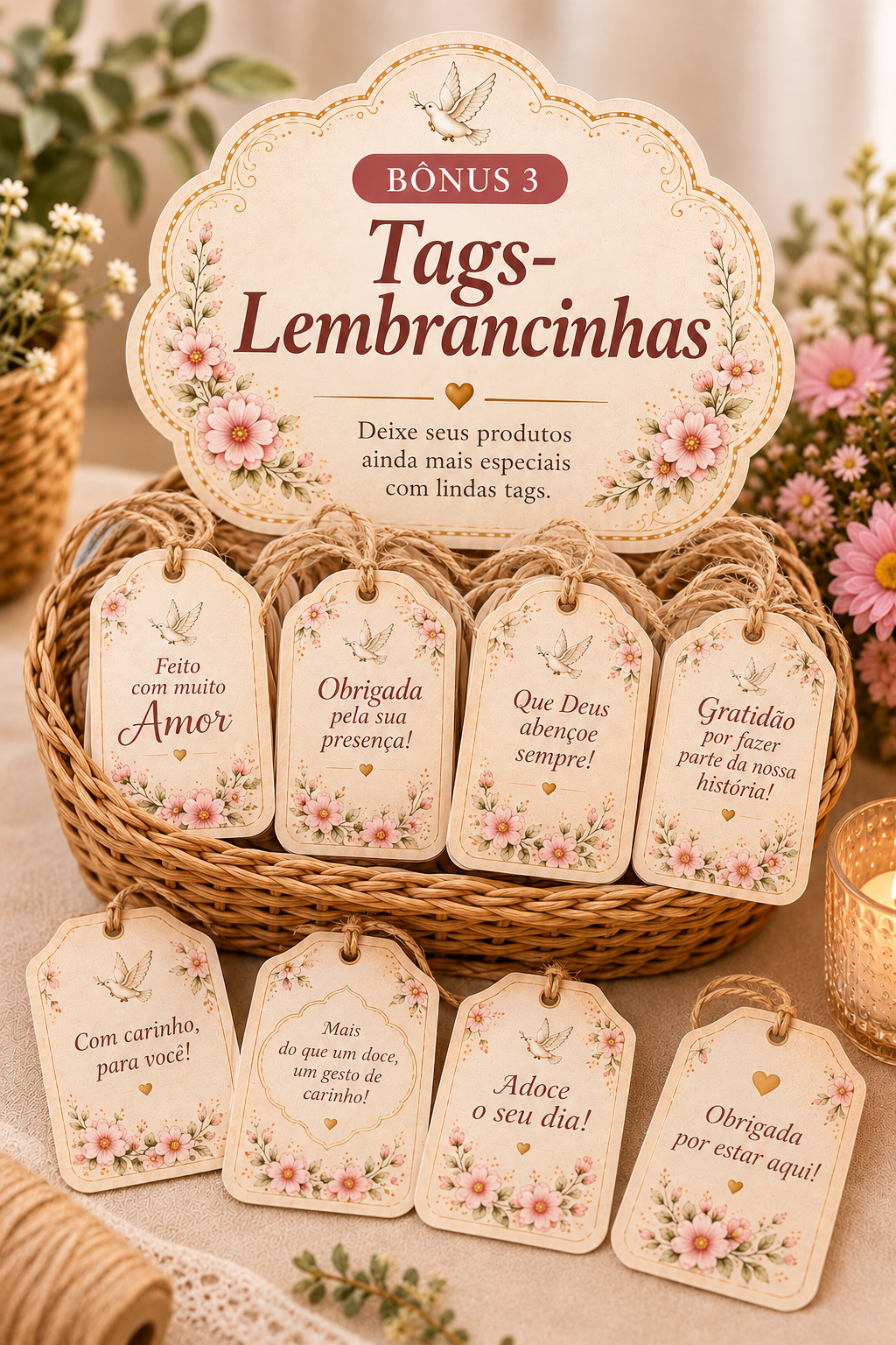 Bônus 03 - Tags Lembrancinhas