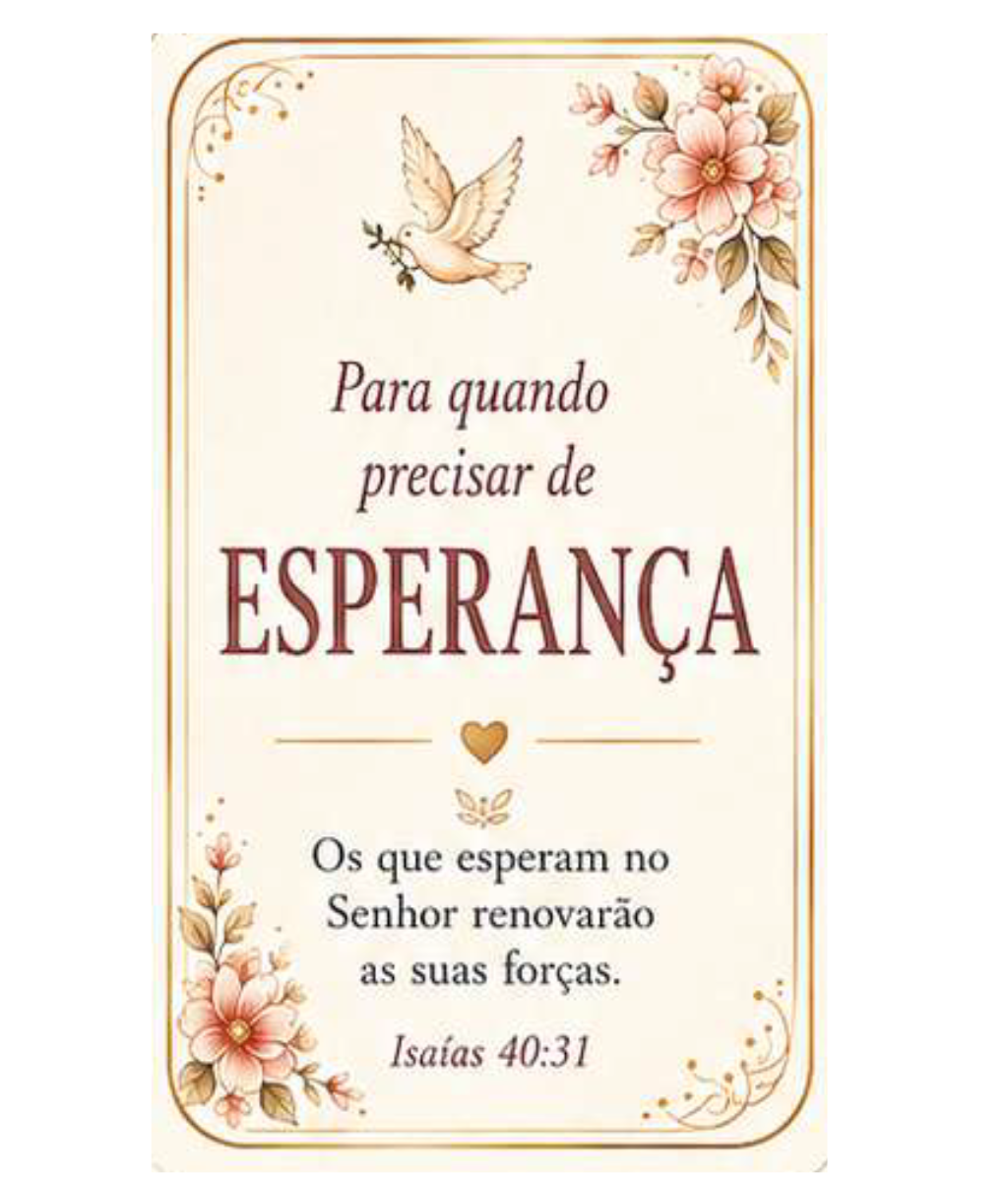 Cartinha de Esperança - Para quando precisar de esperança